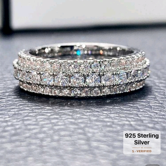 Jewelry - S925 Sterling Silver Fashion Ring | Women's Minimalist Ring | Gift, Engagement